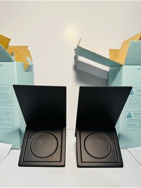 PartyLite Essential Sconce Candle Holders Set of 2 Black Metal P9153 NWOT